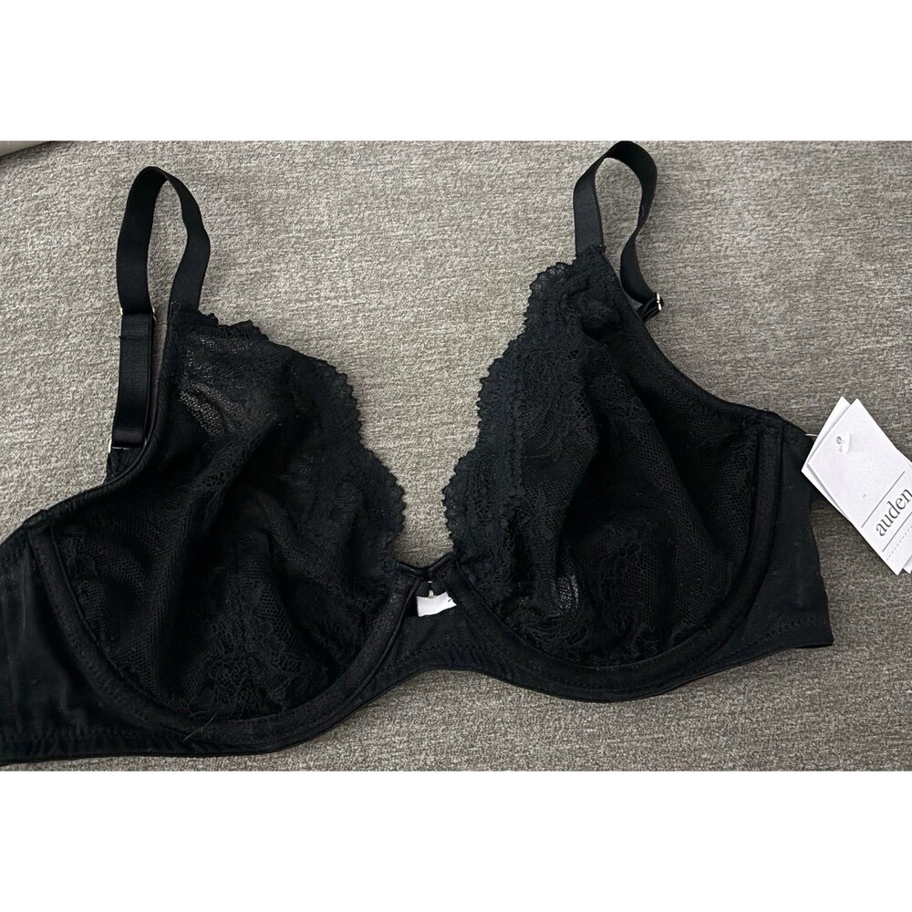 Auden Unlined Balconette Coverage Underwire Bra 38B